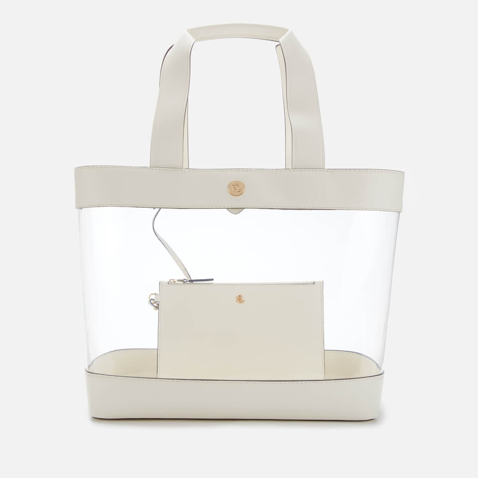 Lauren Ralph Lauren Women's Clear Tote Bag - Vanilla