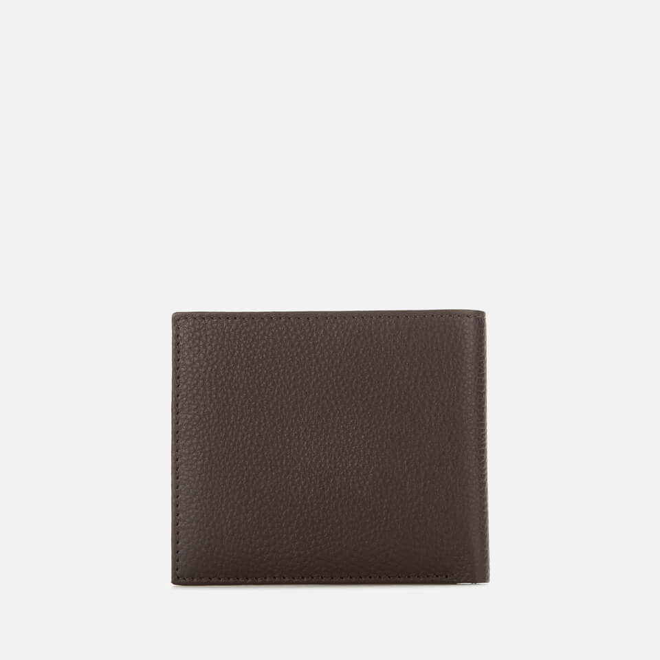 Barbour Heritage Men's Amble Leather Billfold Wallet - Dark Brown