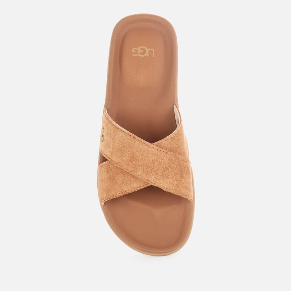 Ugg tan sale brookside slide sandals