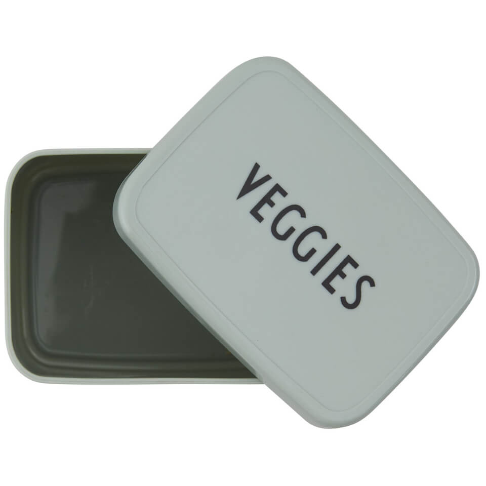 Design Letters Veggies Snack Box - Green