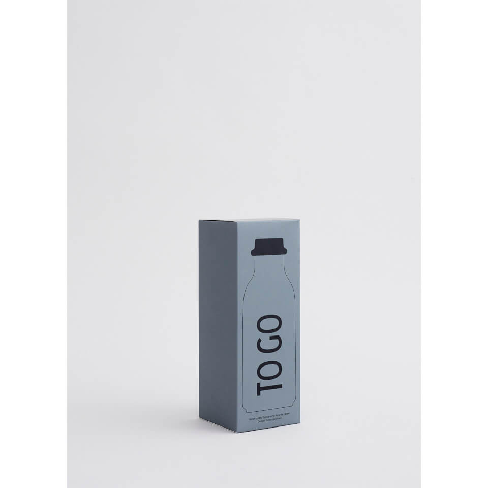 Design Letters To Go Water Bottle - Grey