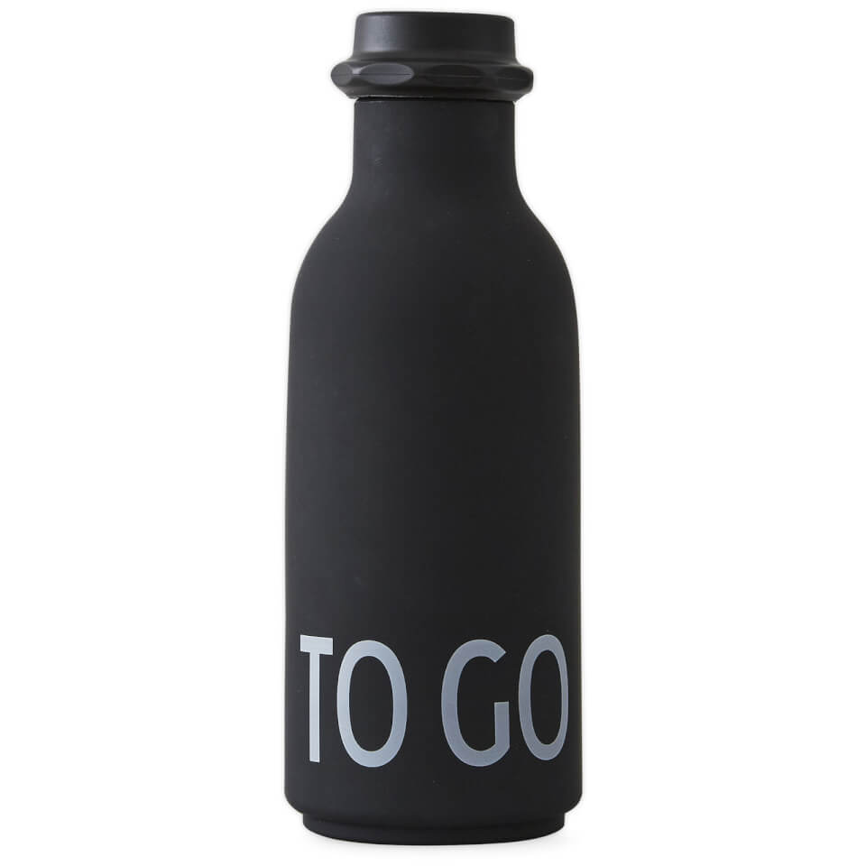 Design Letters To Go Water Bottle - Black
