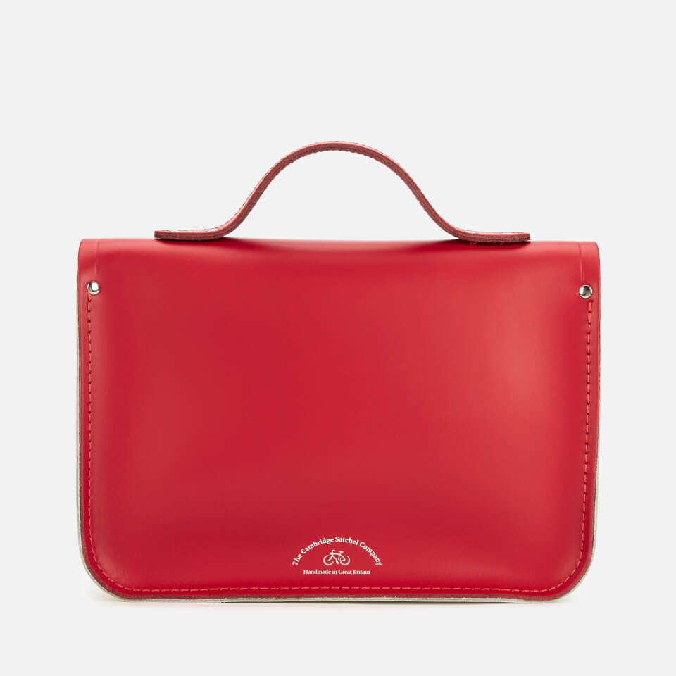 The Cambridge Satchel Company Women's 11" Magnetic Batchel - Red Berry/Lily White/Bluebell Matte