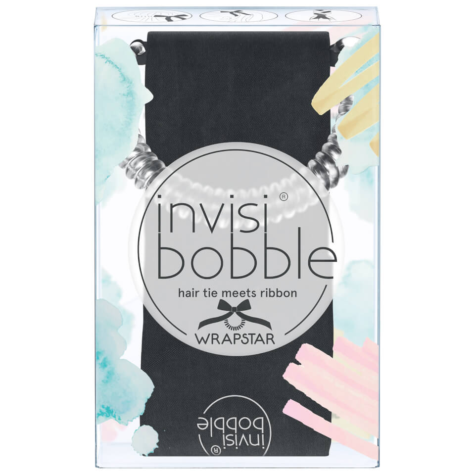 invisibobble Fashion Wrapstar Black Snake Print Hair Bow