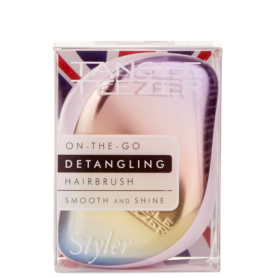 Tangle Teezer Compact Styler - Pearlescent Matte Chrome