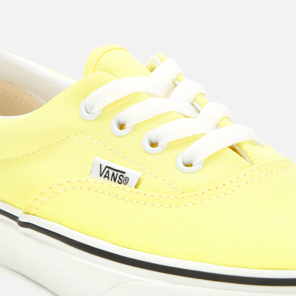 Vans Women s Era Neon Trainers Lemon Tonic True White Allsole