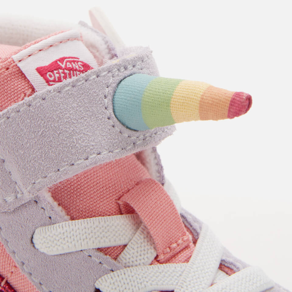 Vans Toddler's Unicorn Sk8-Hi Reissue Trainers - Pink Icing
