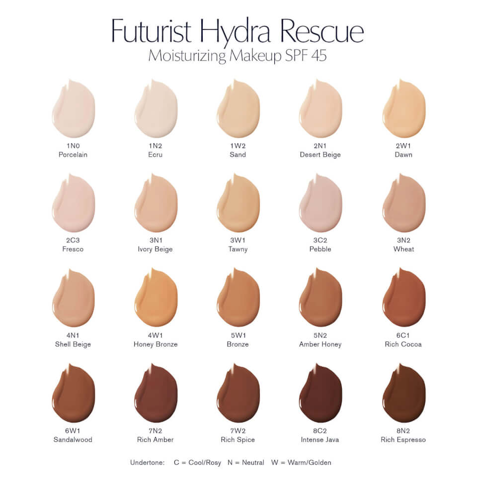Estée Lauder Futurist Hydra Rescue Moisturising Makeup SPF45 - 2C3 Fresco