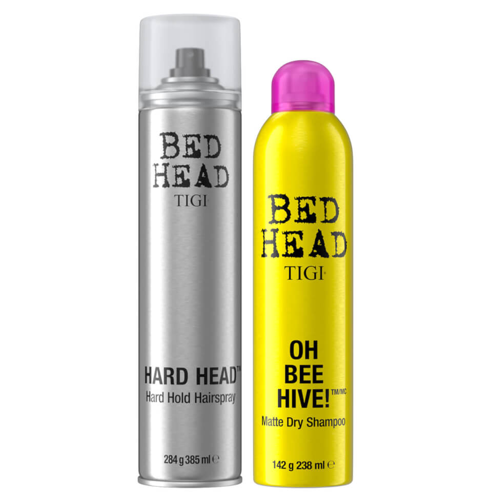 TIGI Bed Head Hair Styling Set with Dry Shampoo and Hairspray