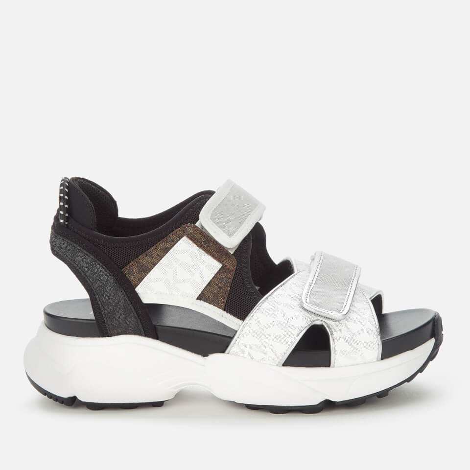 MICHAEL MICHAEL KORS Women's Harvey Chunky Sandals - Bright White | FREE UK  Delivery | Allsole