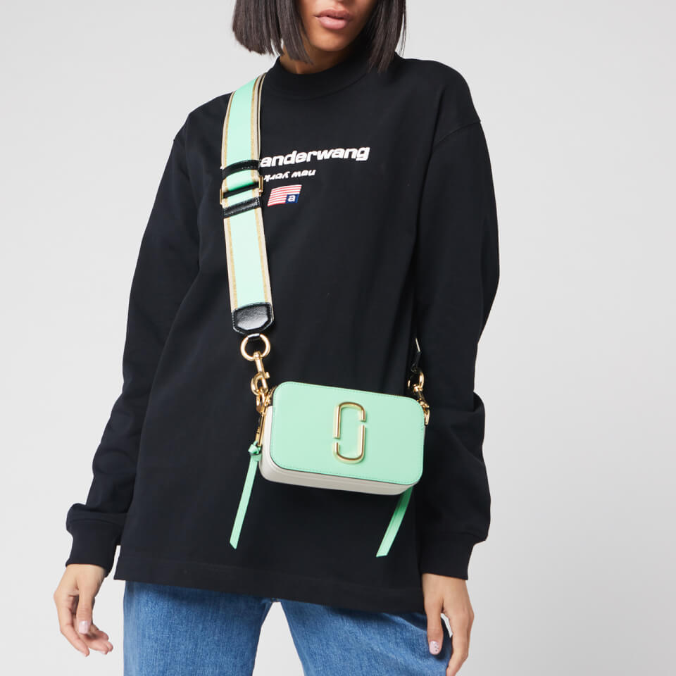 Marc Jacobs Snapshot Bag In Mint Julep