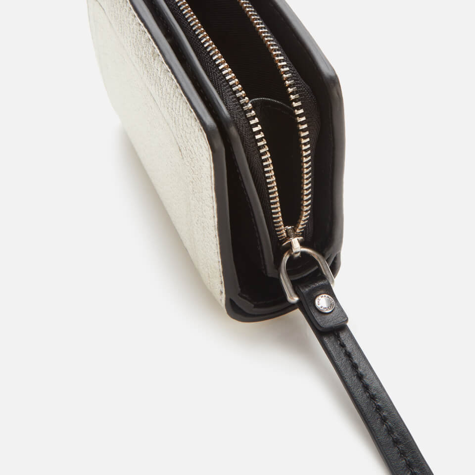 Marc Jacobs Women's Mini Compact Wallet - Platinum