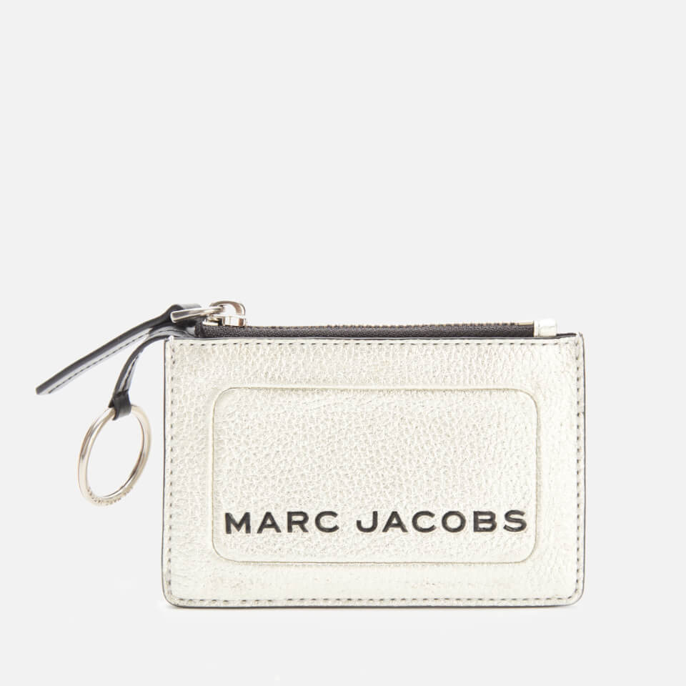 Marc Jacobs Women's Top Zip Multi Wallet - Platinum