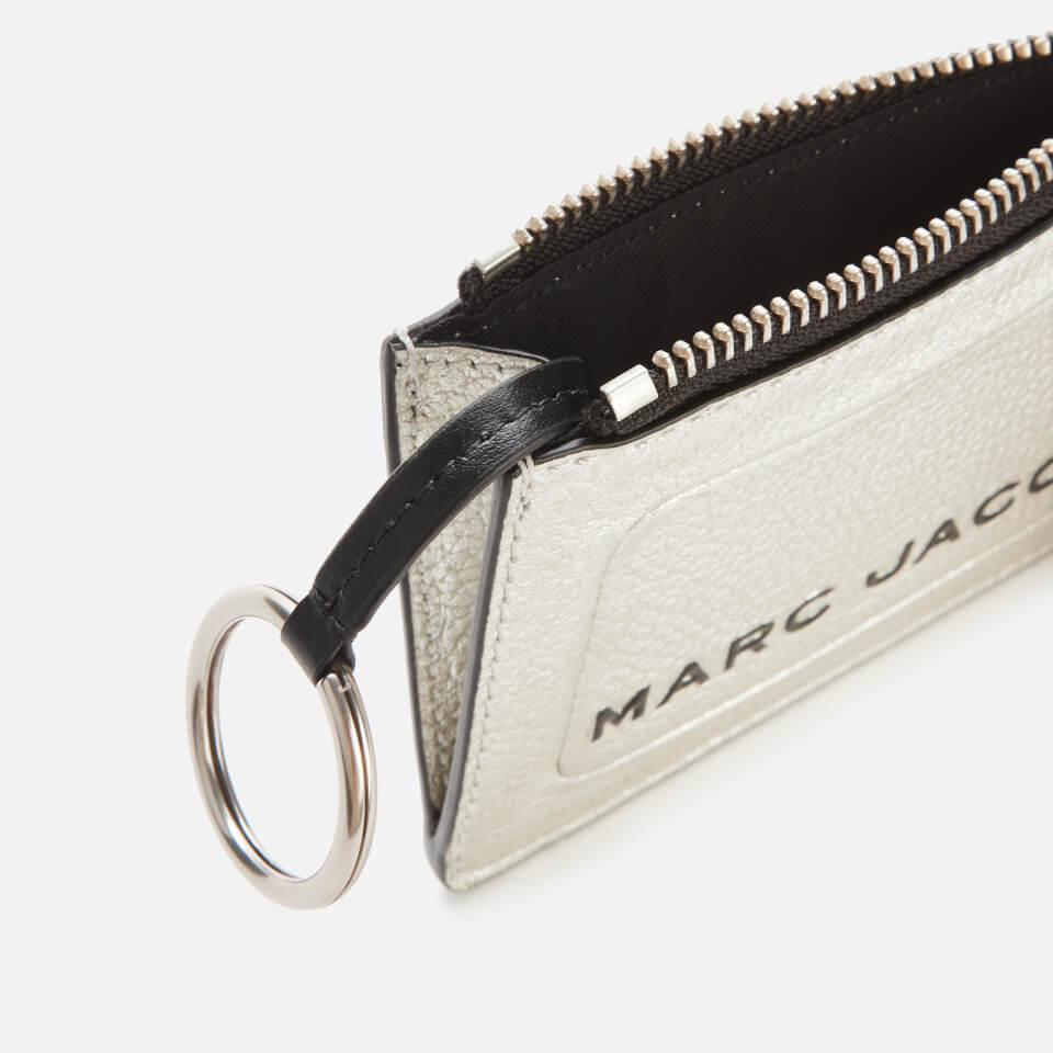 Marc Jacobs Women's Top Zip Multi Wallet - Platinum