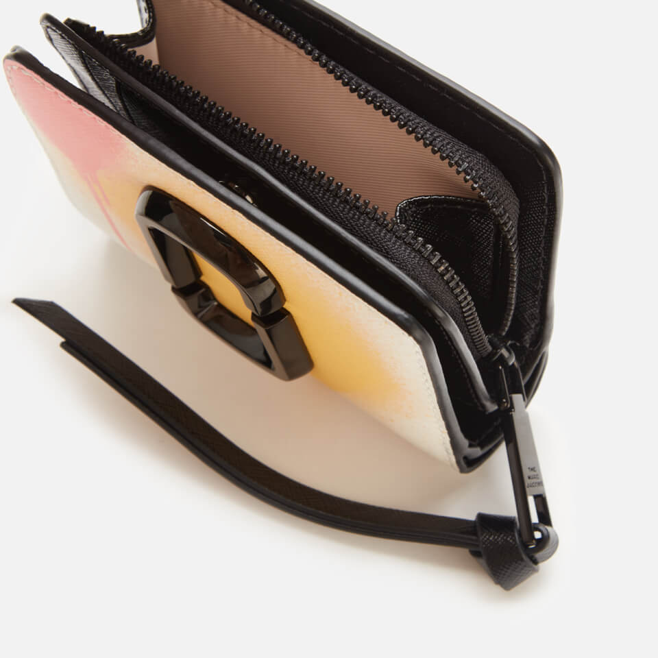 Marc Jacobs Women's Mini Compact Wallet - White Multi