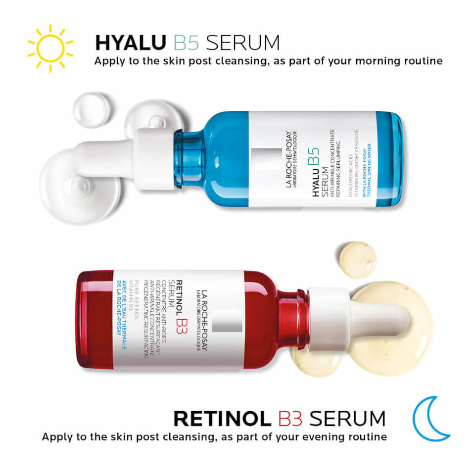 La Roche-Posay Retinol and Hyaluronic Acid Night Serum Duo