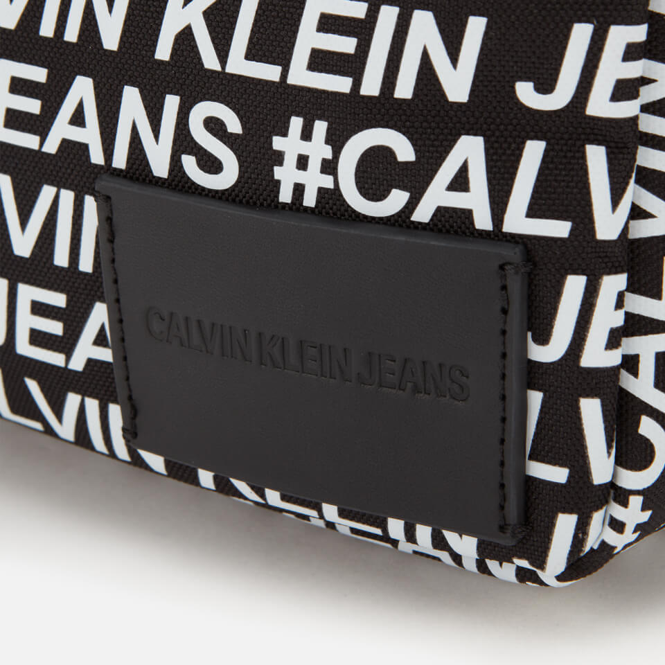Calvin Klein Jeans Women's Sport Essentials Multi Logo Camera Bag - Black/White