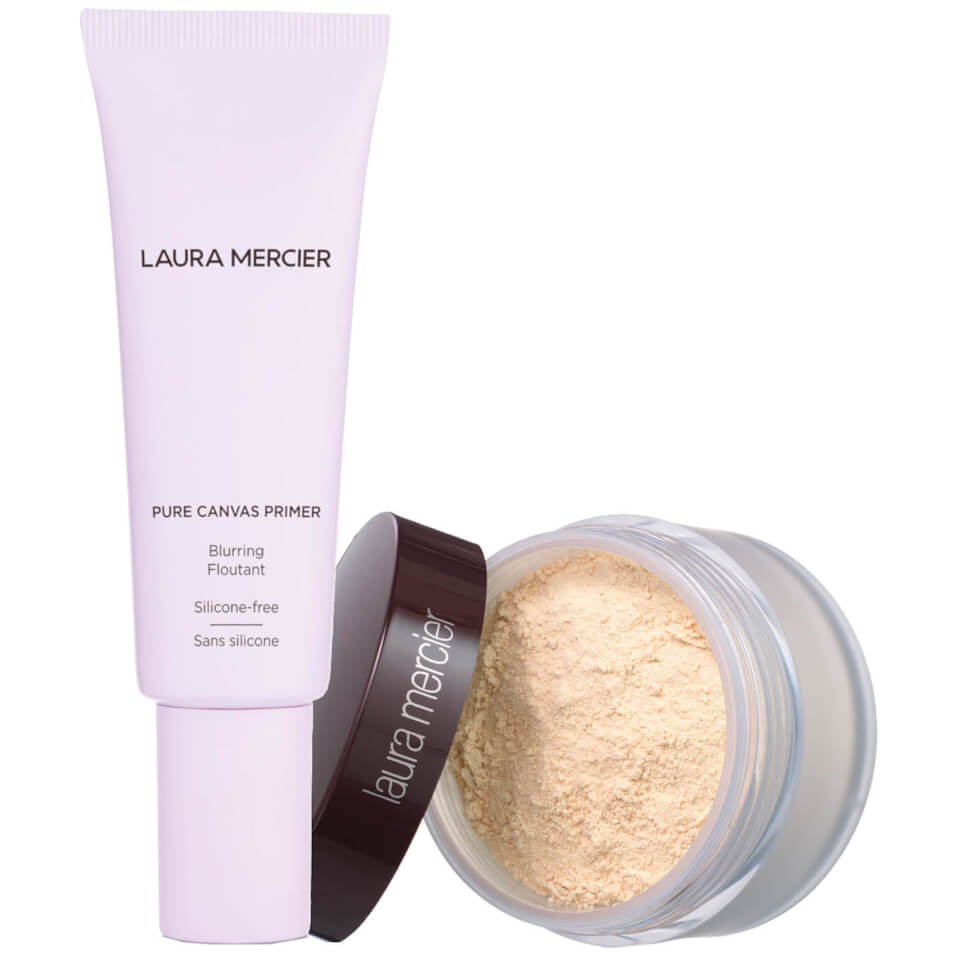 Laura Mercier Pure Canvas Primer- Blurring and Translucent Loose Setting Powder (Various Shades)
