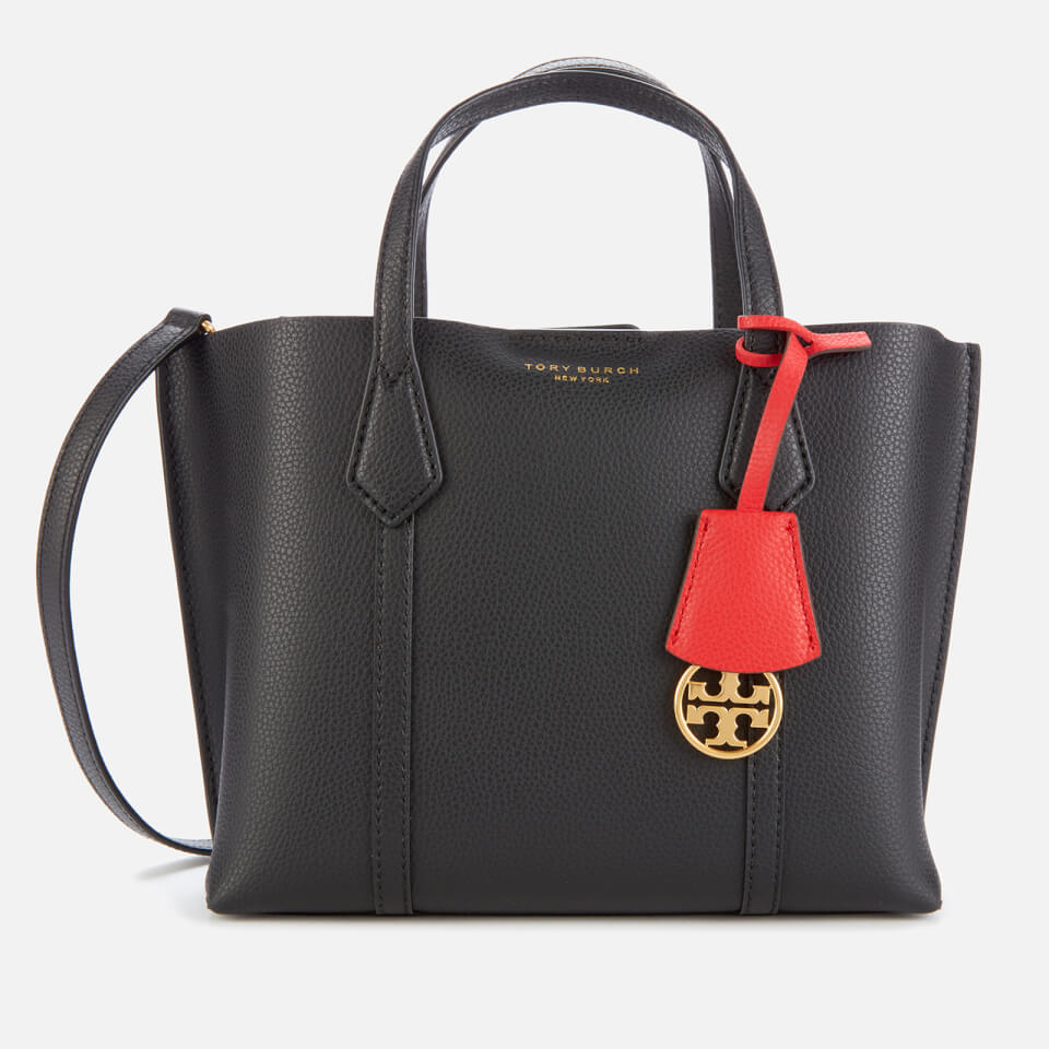 Tory Burch Women's Perry Small Triple-Compartment Tote Bag - Black