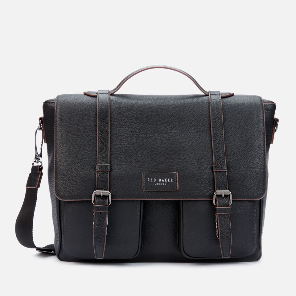 Ted Baker Men's Finlie Leather Satchel Bag - Black