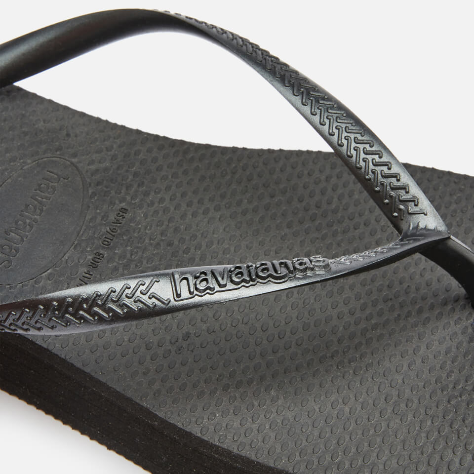 Havaianas Women's Slim Flatform Flip Flops - Black