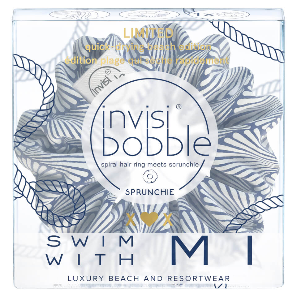 invisibobble Sprunchie Swim With Mi Santorini Pack Your Bikini Scrunchie (1 Pack)