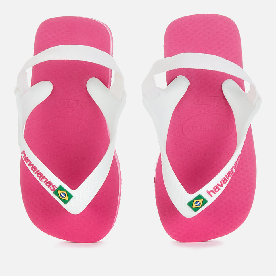 Havaianas Toddlers Brasil Logo II Flip Flops Hollywood Rose EU 21 UK 6 Toddler Allsole