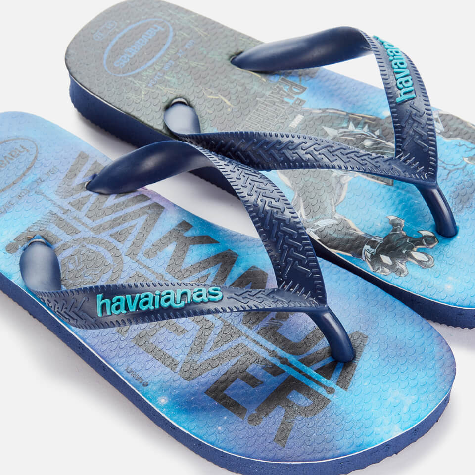 Havaianas Kids' Marvel Flip Flops - Black Panther - Navy Blue | FREE UK  Delivery | Allsole