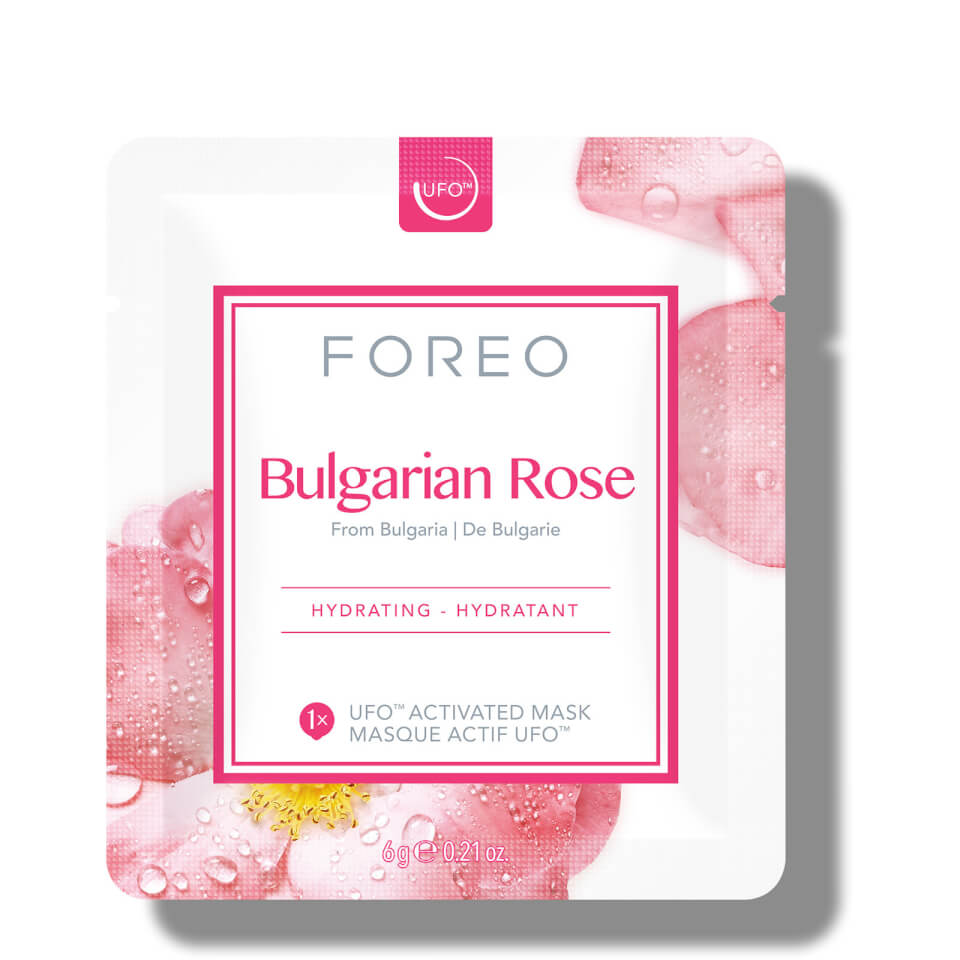 FOREO Bulgarian Rose UFO Moisture-Boosting Face Mask (6 Pack)