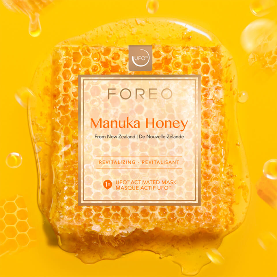 FOREO Manuka Honey UFO/UFO Mini Revitalising Face Mask for Ageing Skin (6 Pack)