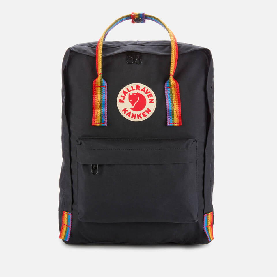 Fjallraven Kanken Rainbow Backpack - Black