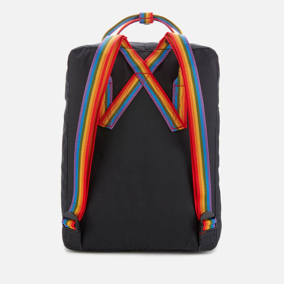 Fjallraven Kanken Rainbow Backpack - Black