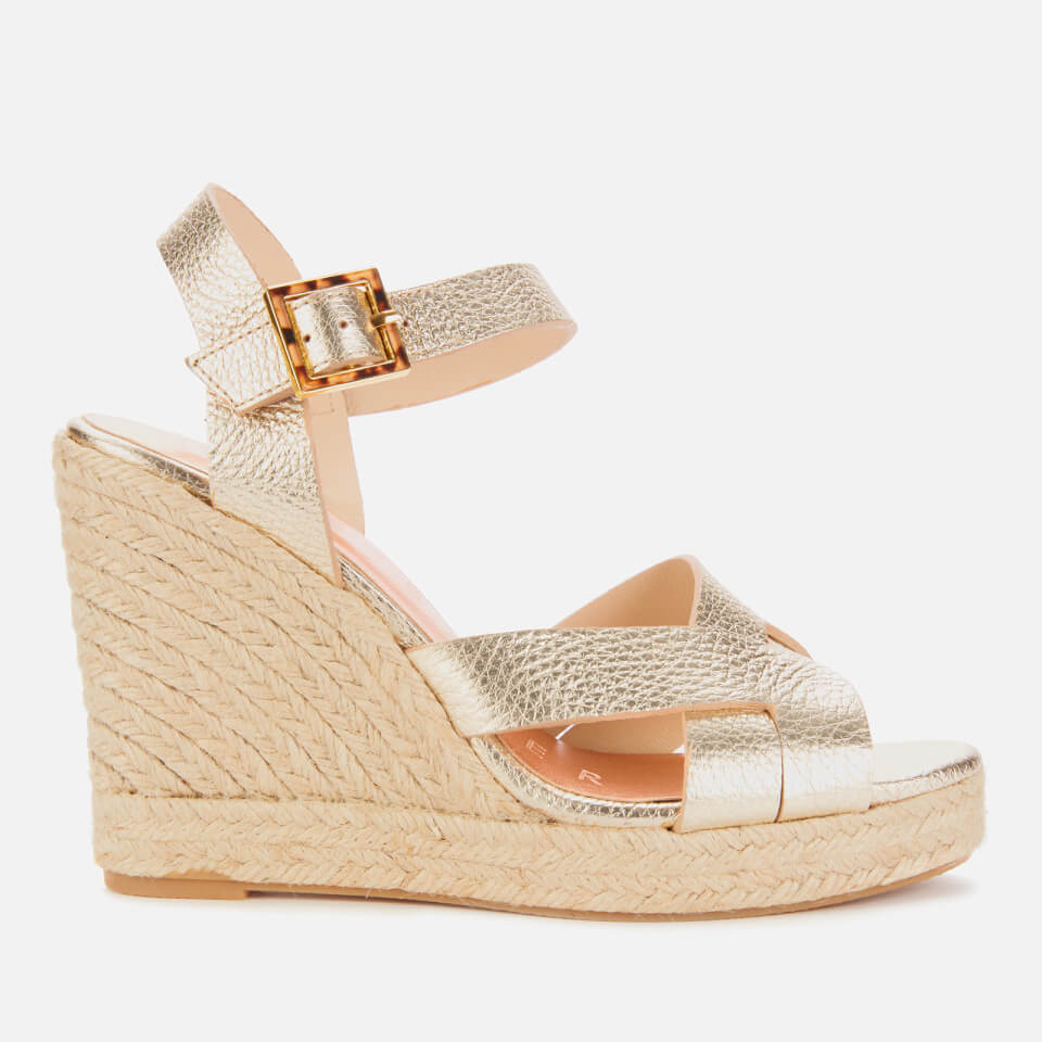 Ted baker gold 2025 wedges