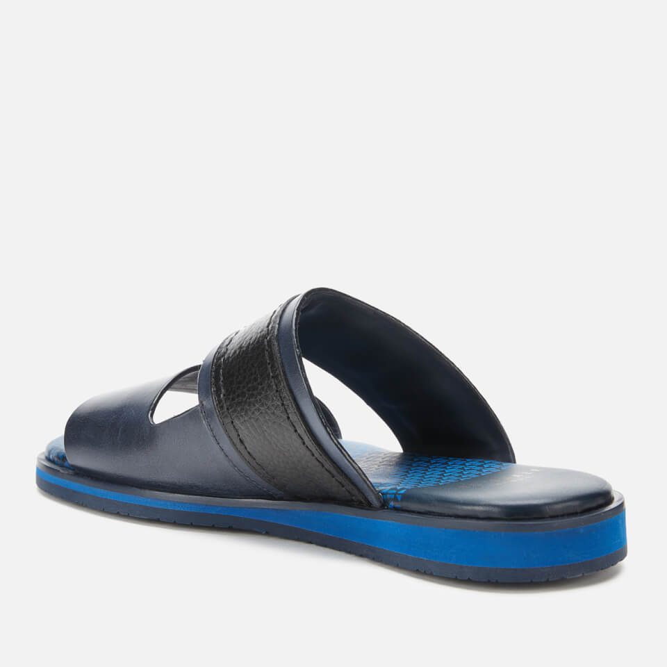 Ted Baker Men s Farlex Double Strap Sandals Navy Allsole