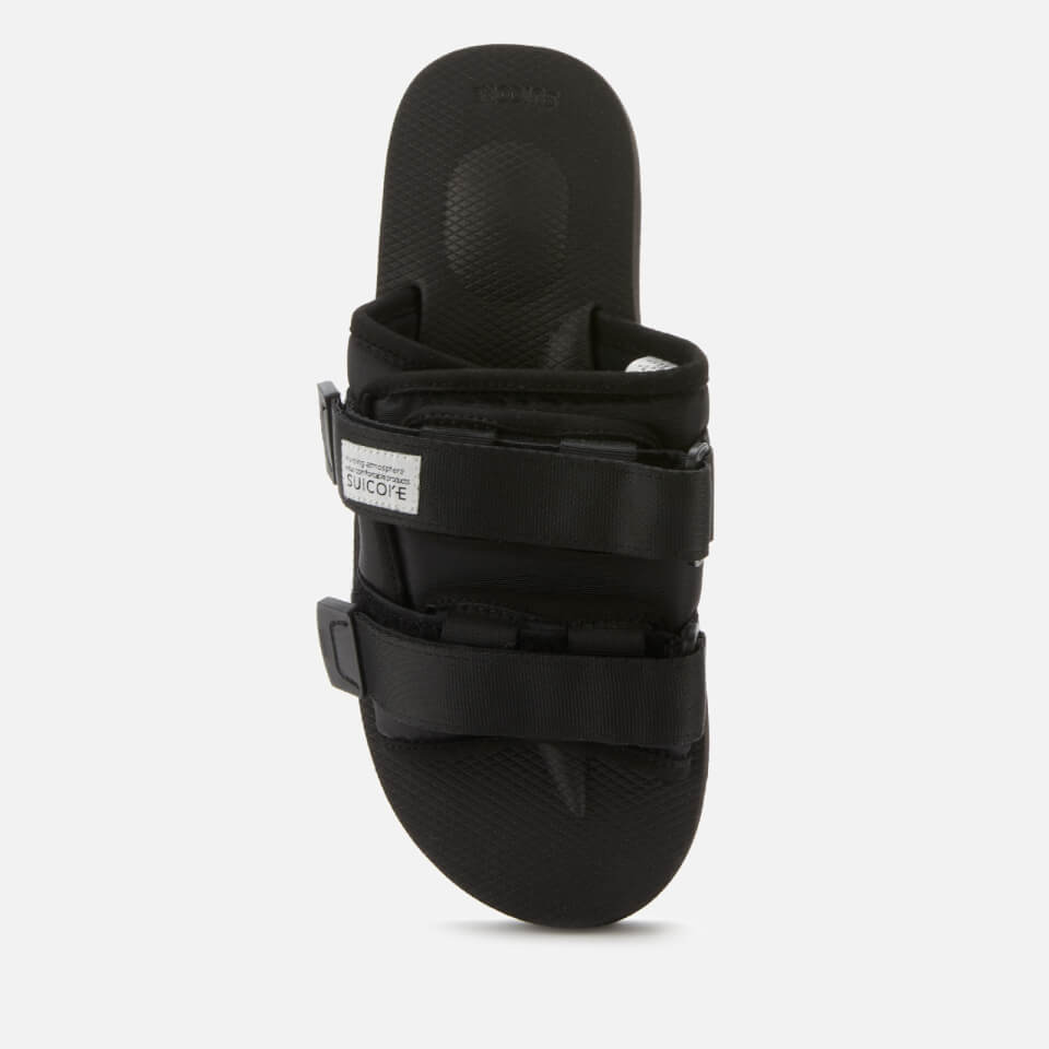 Suicoke Moto Cab Nylon Slide Sandals Black Coggles