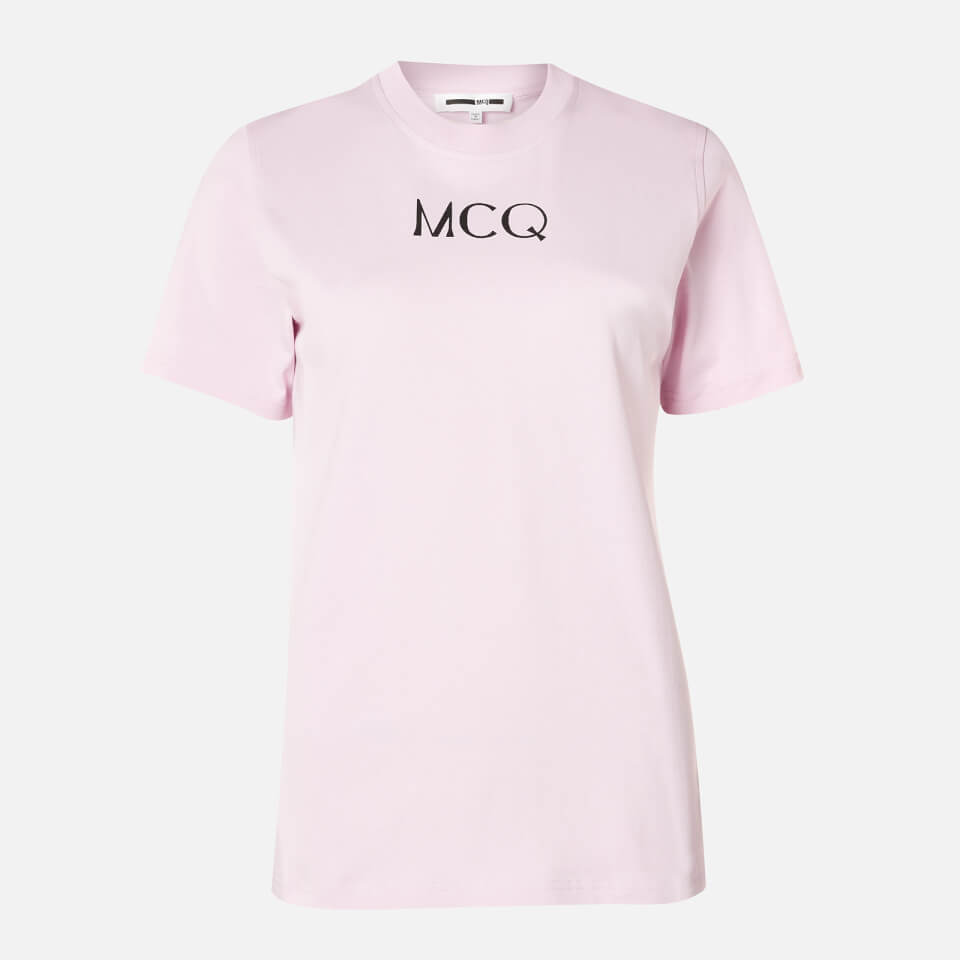 McQ Alexander McQueen Women's Band T-Shirt - Bubblegum Pink - XS | Coggles