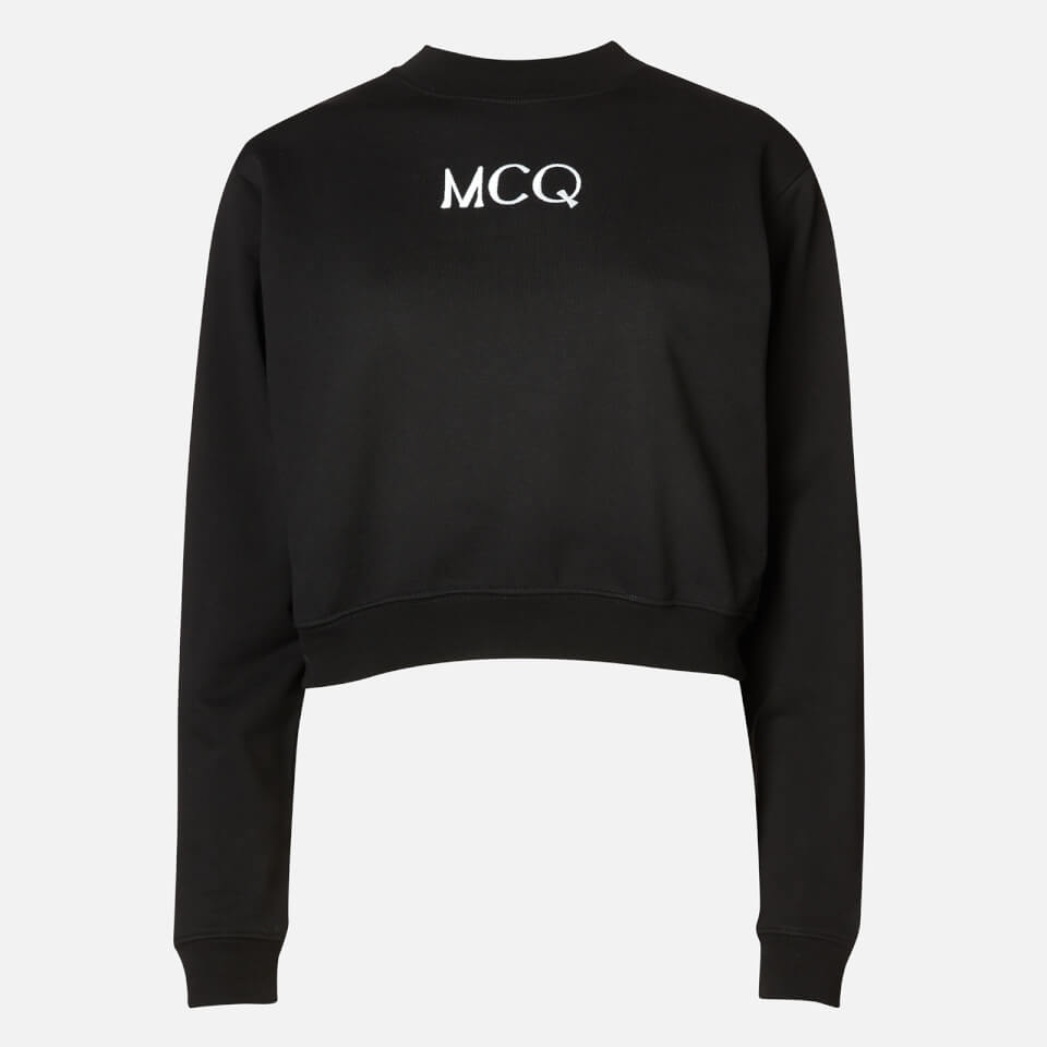Tシャツ・カットソー ALEXANDER MCQUEEN Women Hoodies 794769QLAC81000 Black McQ Alexander McQueen Women's Set Sweatshirt - Darkest Black