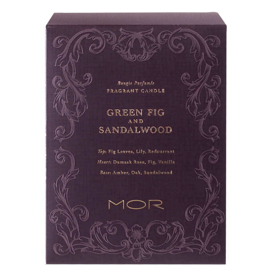 MOR Fragrant Candle 380g - Green Fig and Sandalwood