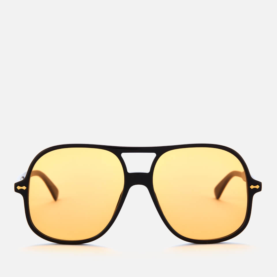 Gucci yellow aviators deals