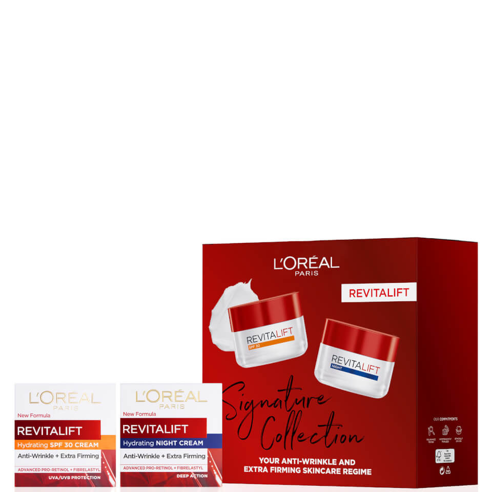 L'Oreal Paris Revitalift SPF Day & Night Cream Signature Collection Gift Set for Her