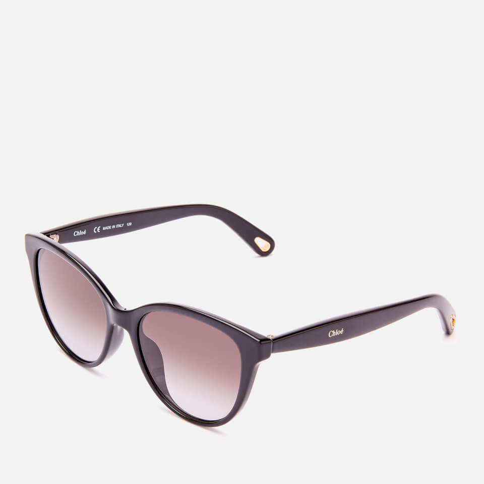 Chloé Women's Cat Eye Acetate Sunglasses - Black