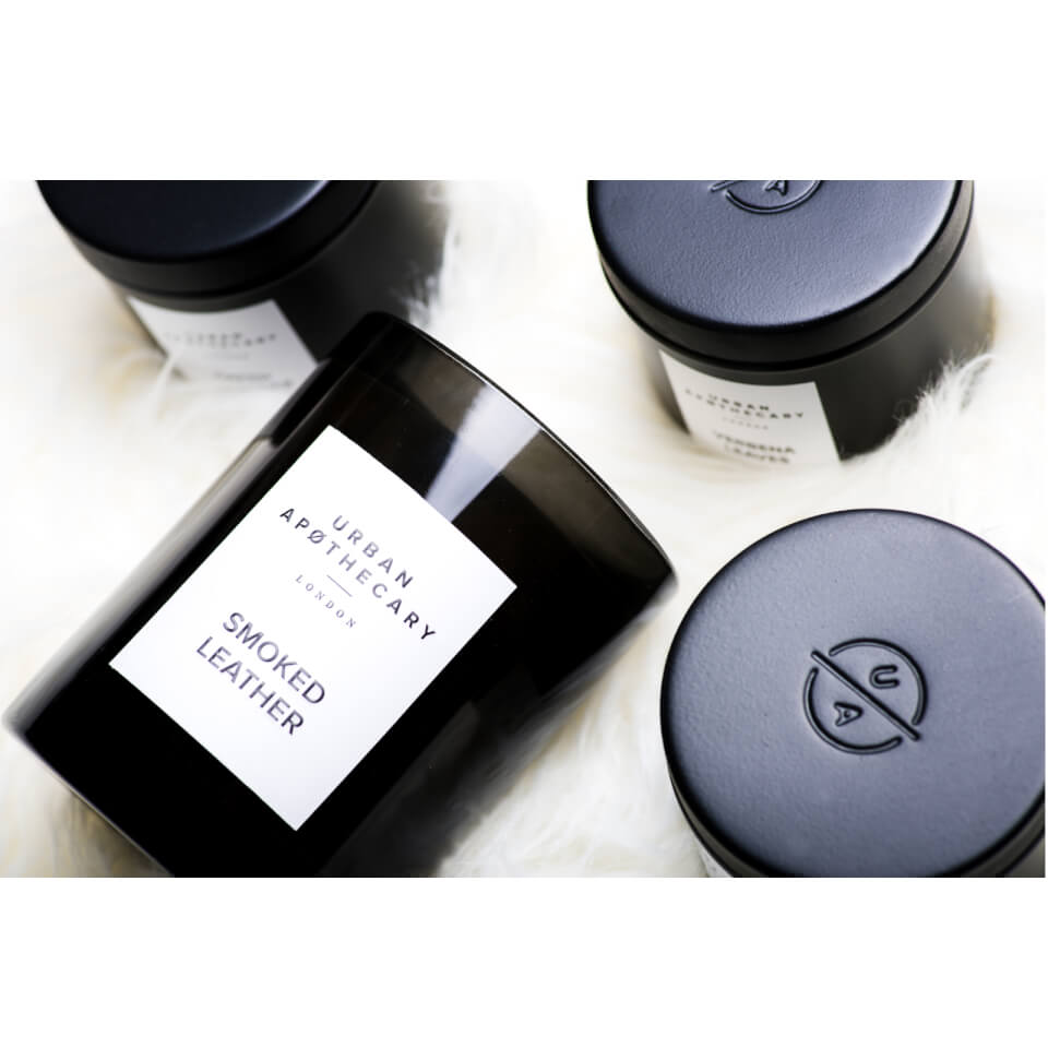 Urban Apothecary Smoked Leather Luxury Candle - 300g