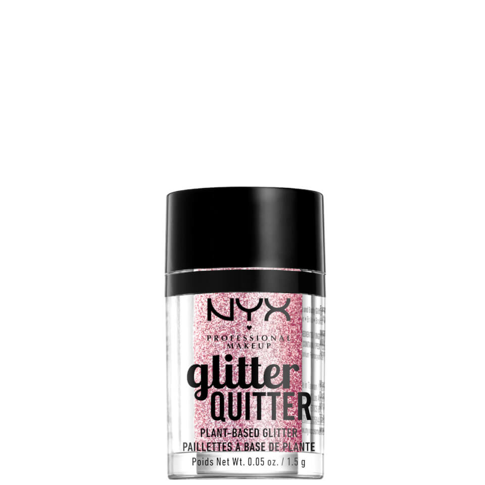 NYX Professional Makeup Glitter Quitter Plant - Based Glitter Pink