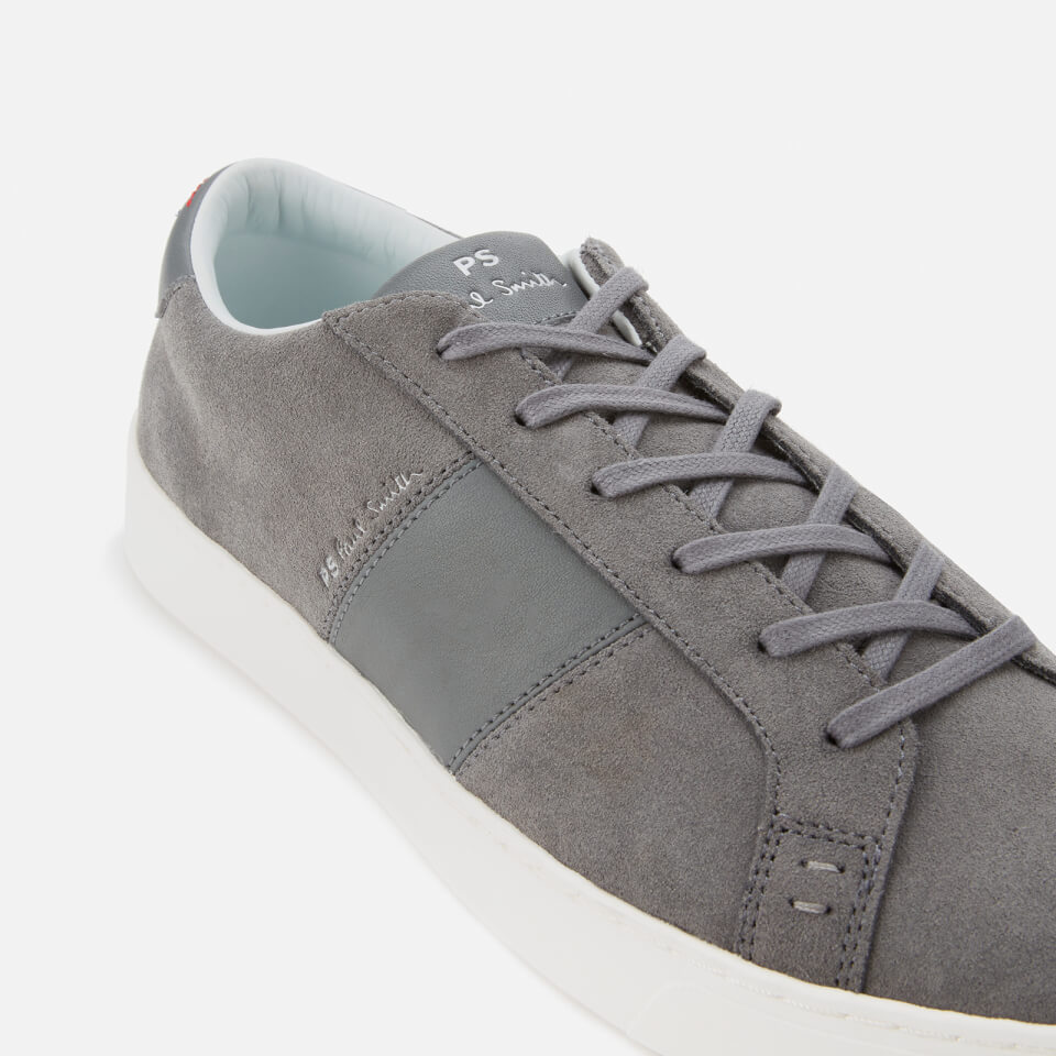 PS Paul Smith Men's Lowe Suede Low Top Trainers - Grey