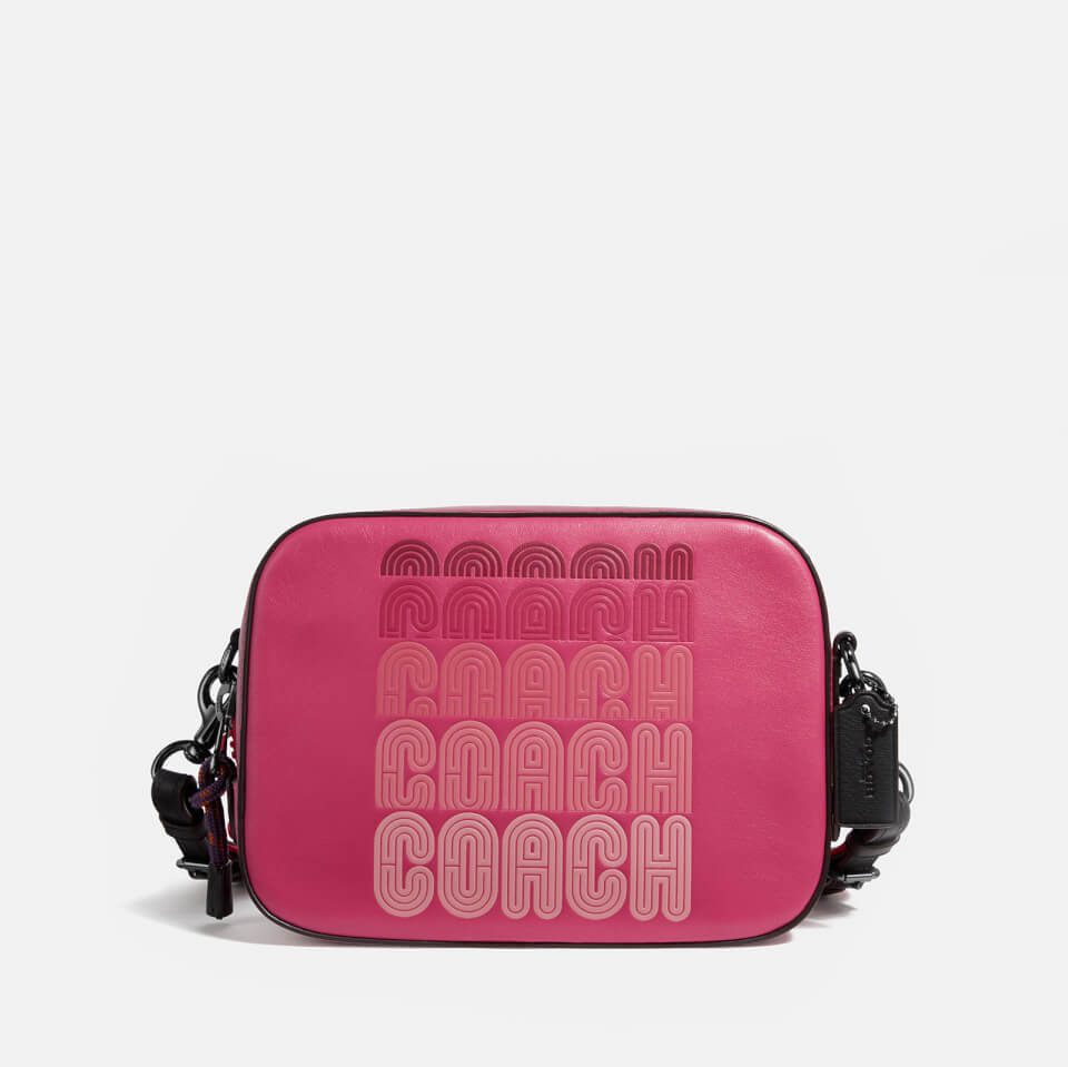 Coach Women's C Print Camera Bag - Bright Cherry Multi