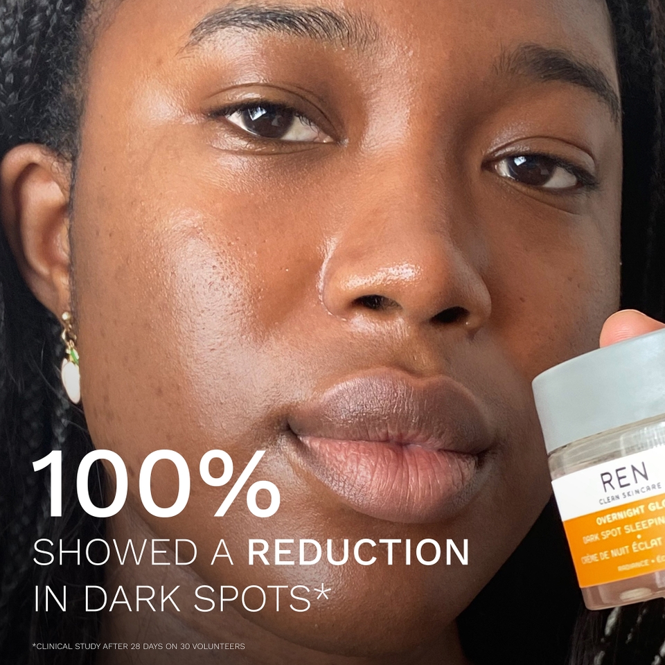 REN Clean Skincare Overnight Glow Dark Spot Sleeping Cream 50ml
