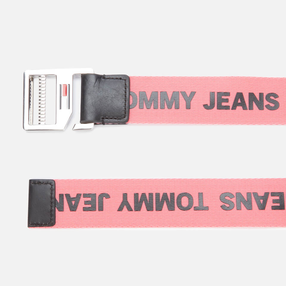 Tommy Jeans Women's Webbing Belt - Pink Mix