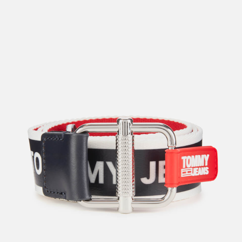 Tommy Jeans Women's Logo Tape Reversible Belt - Corp Mix