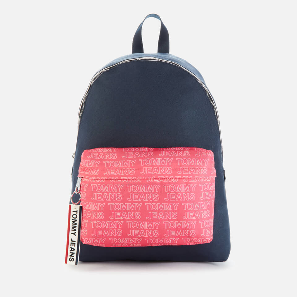 Tommy Jeans Women's Logo Tape Dome Backpack - Glamour Pink