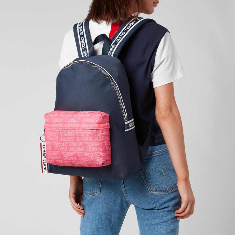 Tommy Jeans Women's Logo Tape Dome Backpack - Glamour Pink